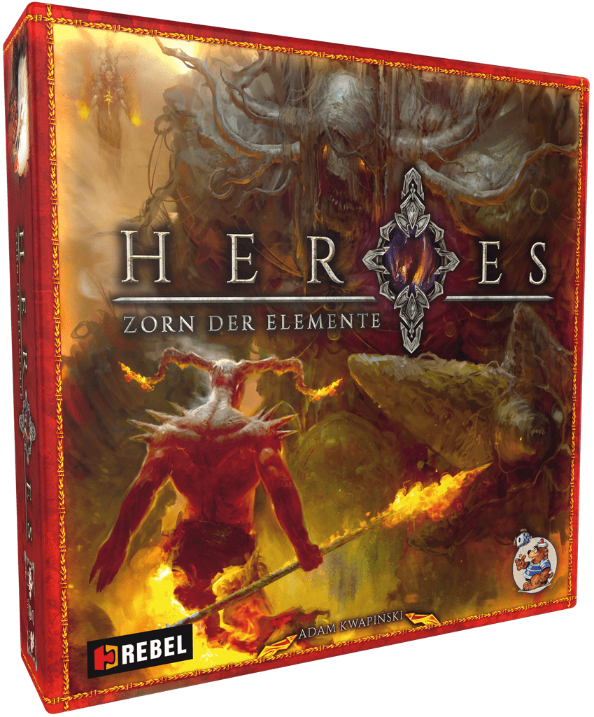 Heroes - Heroes, REBEL.pl/Heidelberger Spieleverlag, 2017 - Credit: W Eric Martin