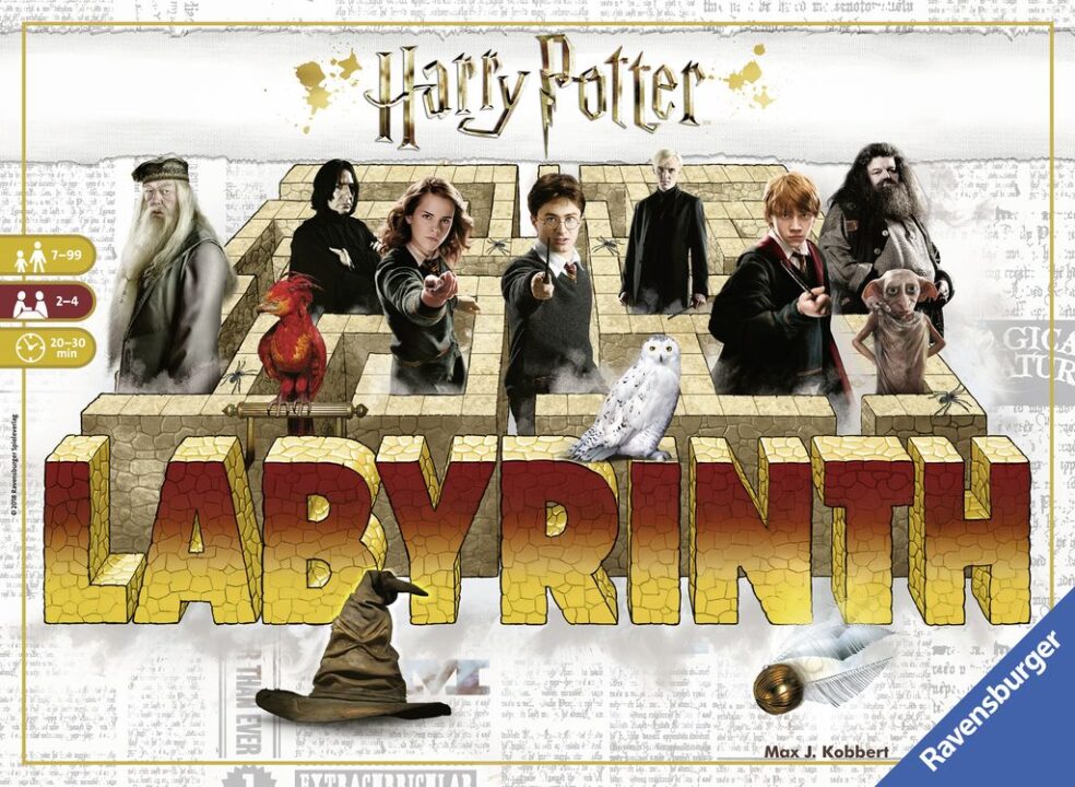 Labyrinth - Harry Potter Labyrinth, Ravensburger, 2019 — front cover (image provided by the publisher) - Credit: W Eric Martin