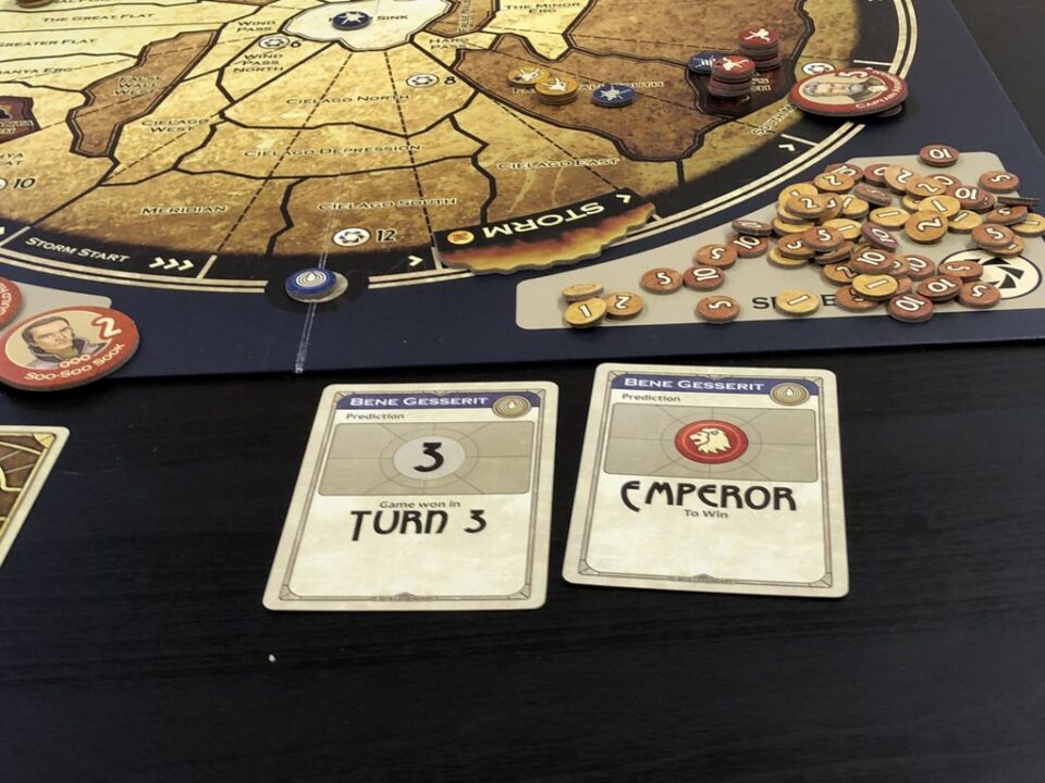 Dune - Bene Gesserit won with a perfect prediction. And Zuzanna played Dune for the first time. - Credit: Hipopotam