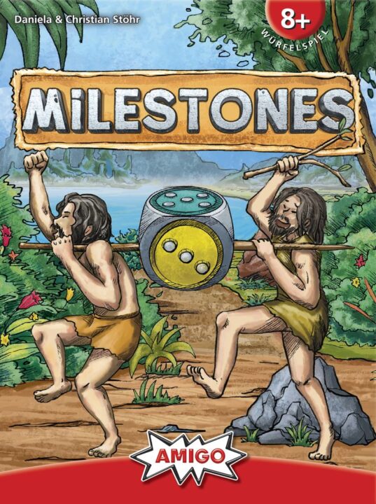 Milestones - Milestones, AMIGO, 2021 — front cover (image provided by the publisher) - Credit: W Eric Martin