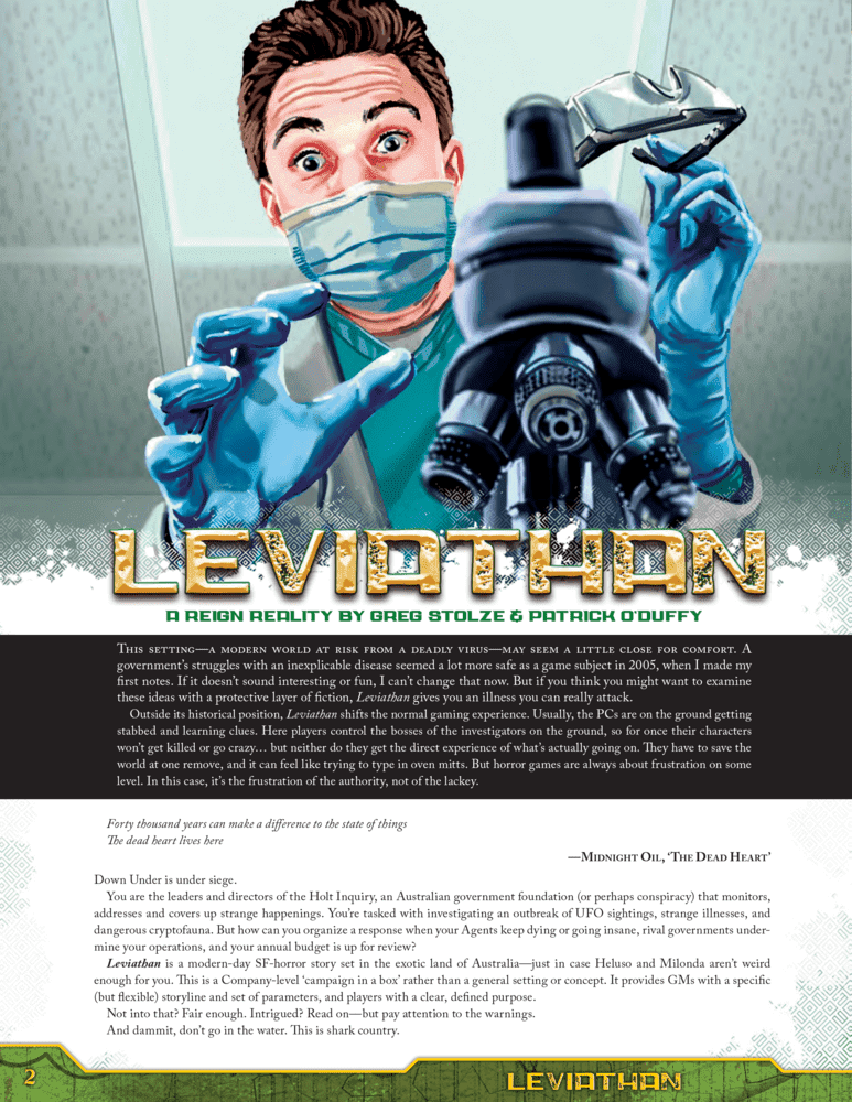 Leviathan - Title/introduction page from PDF edition. - Credit: trystero11