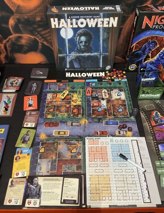 Halloween - Halloween: The Board Game, Trick or Treat Studios, 2023 — on display at GAMA Expo 2023 - Credit: W Eric Martin