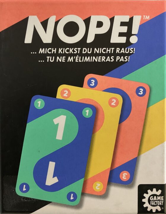 Nope! - French/German/Italian edition - Credit: Brettspielhelden DD