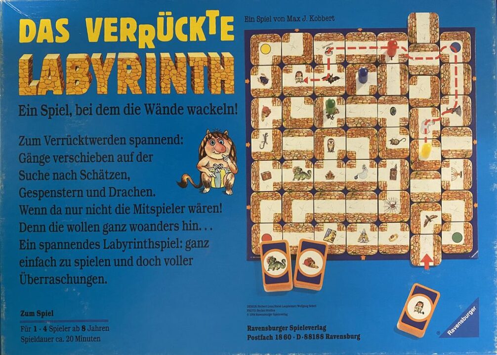 Labyrinth - Ravensburger German edition 1994 - Credit: Brettspielhelden DD