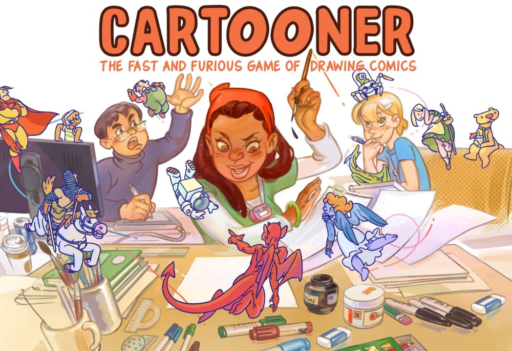 Cartooner: The Fast & Furious Game of Drawing Comics cover