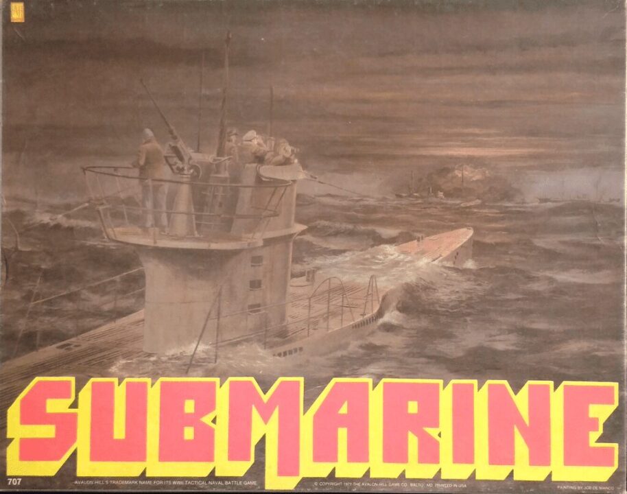 Submarine - Avalon Hill Submarine box cover - Credit: rodia37