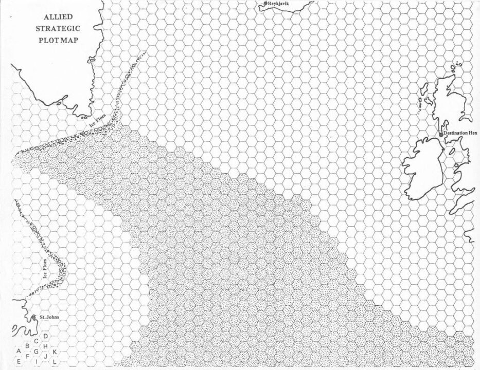 Submarine - Allied Plotting Chart 
General 15 - 4 - Credit: Paul Q