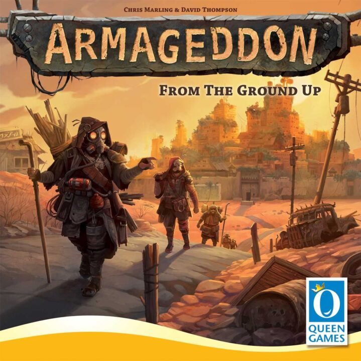 Armageddon - Armageddon, Queen Games, 2016 — front cover (image provided by the publisher) - Credit: W Eric Martin
