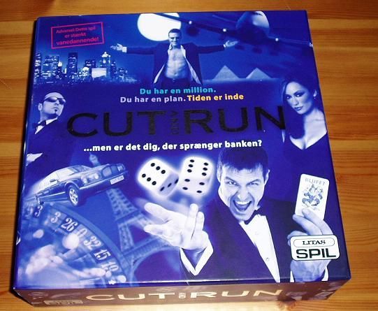 Cut and Run - Game box. Danish edition. - Credit: Stony