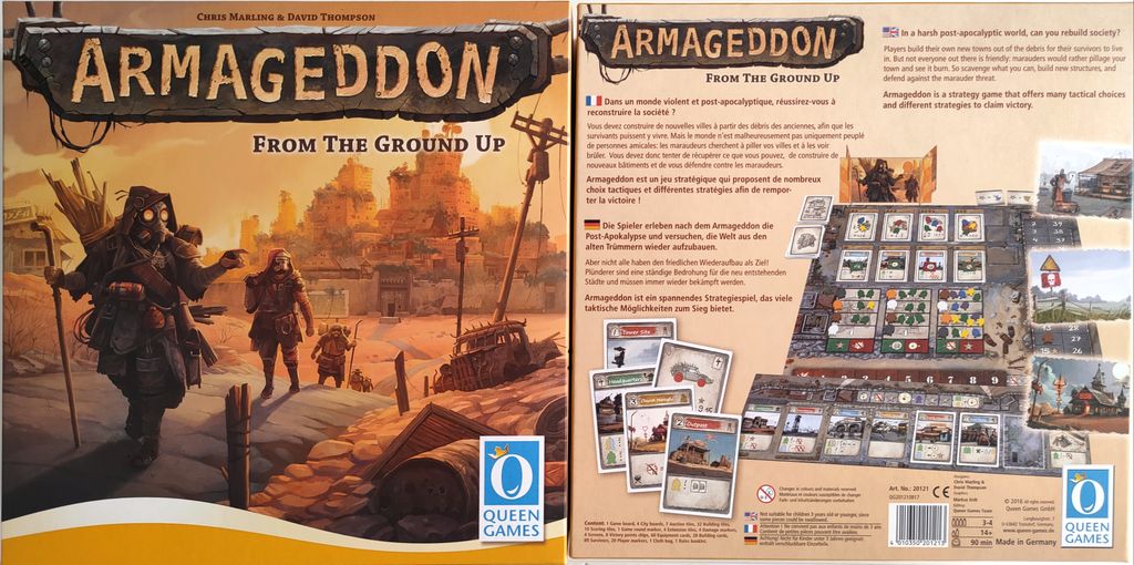 Armageddon - Armageddon. From The Ground Up. English, French & German edition - Credit: delguindo