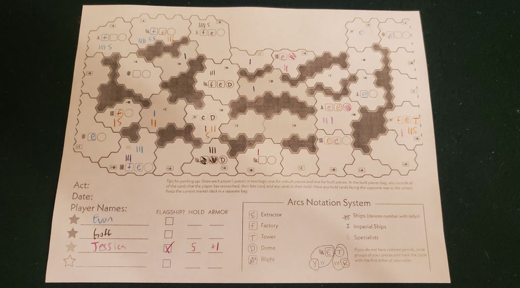 Arcs - The save system preserves the state of the galaxy. - Credit: The Innocent