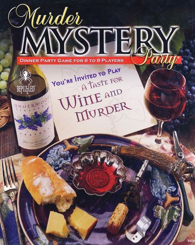 Murder Mystery Party: A Taste for Wine and Murder cover