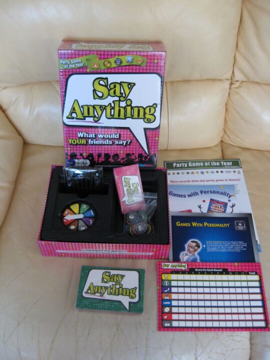 Say Anything - Say Anything : box & components - Credit: merc007