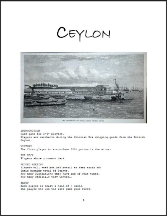 Ceylon cover