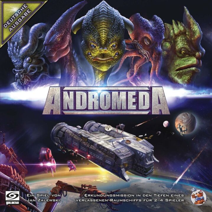 Andromeda - Andromeda, Galakta/Heidelberger Spieleverlag, 2016 — front cover - Credit: W Eric Martin