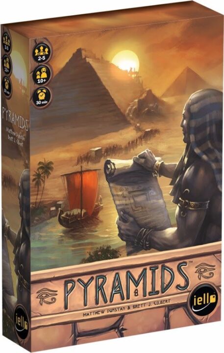 Pyramids - Pyramids, IELLO, 2017 — box (image provided by the publisher) - Credit: W Eric Martin