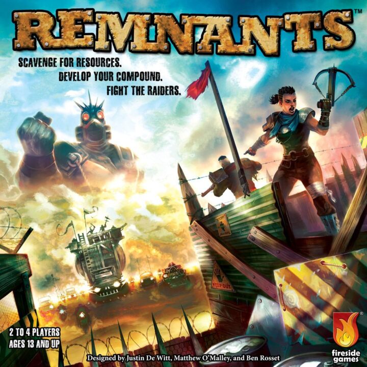 Remnants - Remnants, Fireside Games, 2018 — front cover (image provided by the publisher) - Credit: W Eric Martin