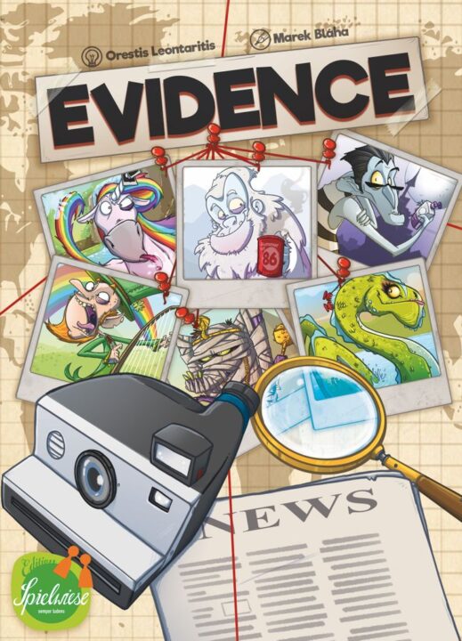 Evidence - Evidence, Edition Spielwiese, 2019 — front cover (image provided by the publisher) - Credit: W Eric Martin