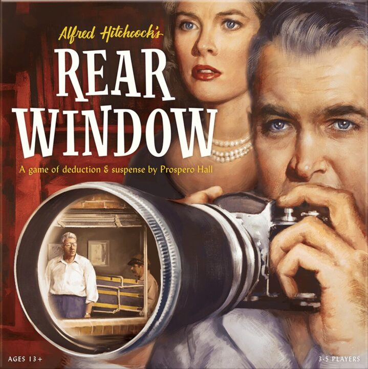 Rear Window - Rear Window, Funko Games, 2022 — front cover (image provided by the publisher) - Credit: W Eric Martin