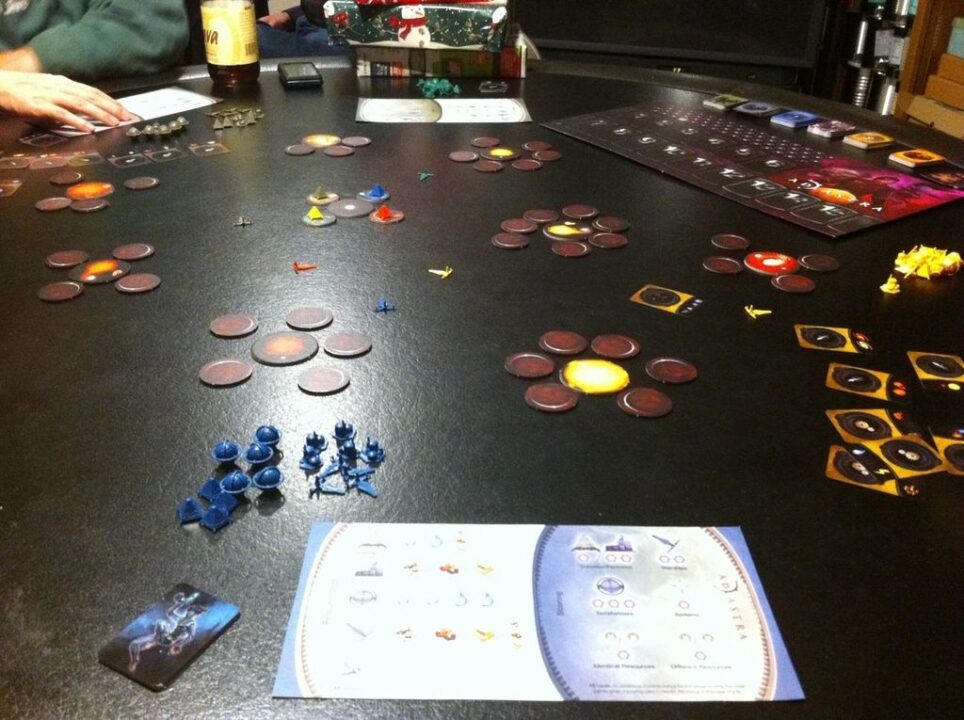 Ad Astra - Playing the Secret Santa game one of our guys received. - Credit: Jaric