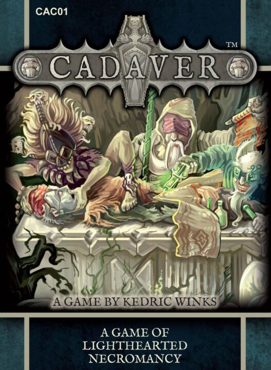 Cadaver - Cadaver, Triple Ace Games, 2016 — front cover (image provided by the publisher) - Credit: W Eric Martin