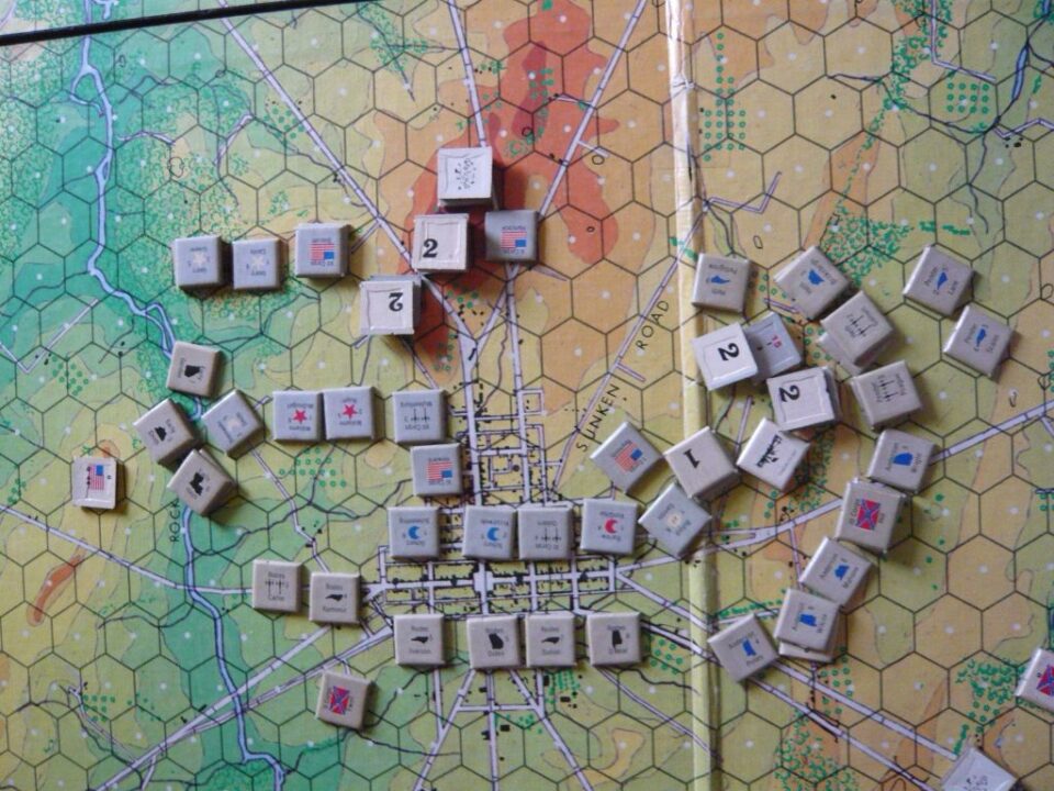 Gettysburg - The Union line of brestwork is collapsing - 6 p.m. - Credit: lorodal_66