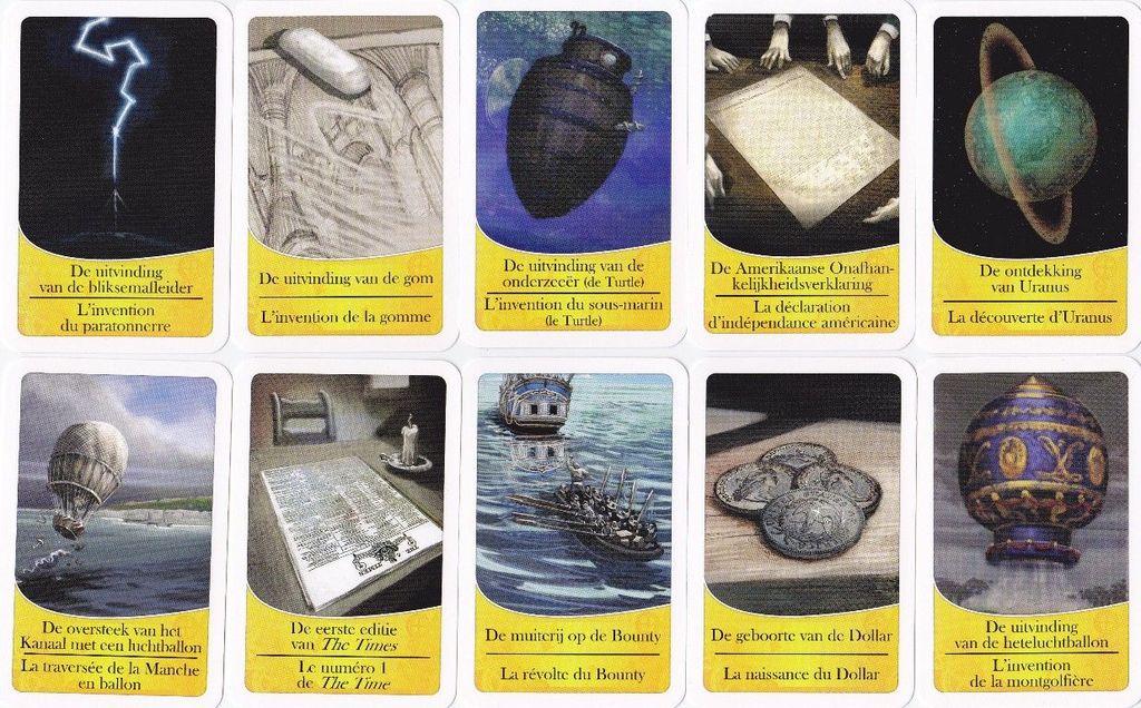 Timeline - Sample cards Belgian edition - Credit: gwen
