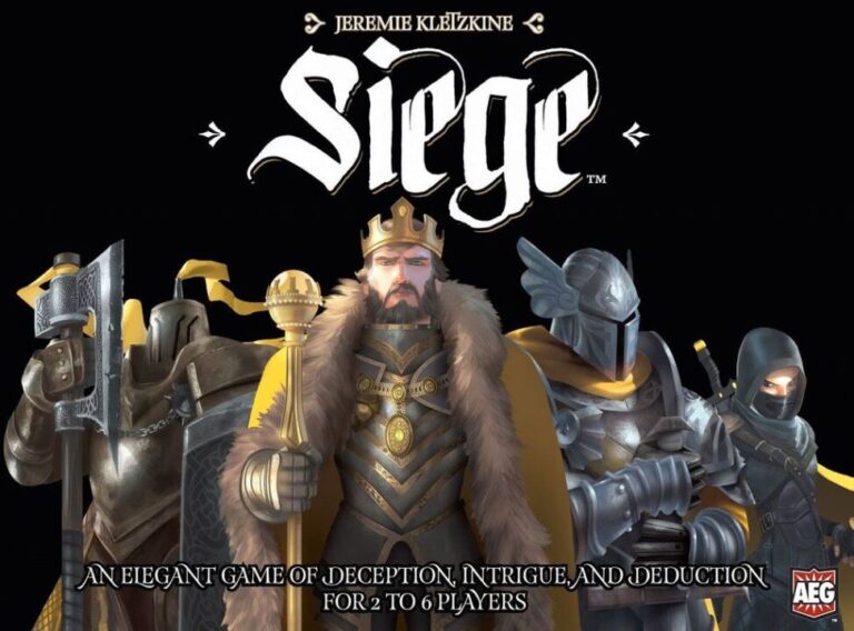 Siege - Siege, Alderac Entertainment Group, 2016 — front cover (image provided by the publisher) - Credit: W Eric Martin