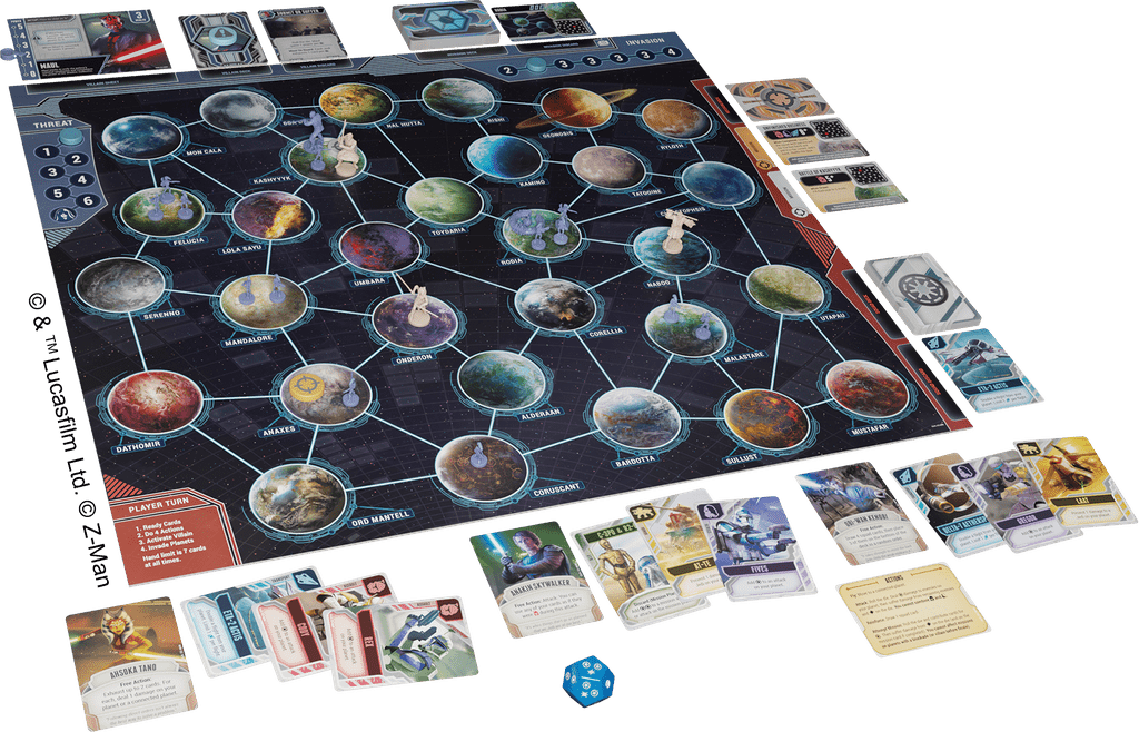 Star Wars: The Clone Wars - Star Wars: The Clone Wars, Z-Man Games, 2022 — gameplay example - Credit: W Eric Martin
