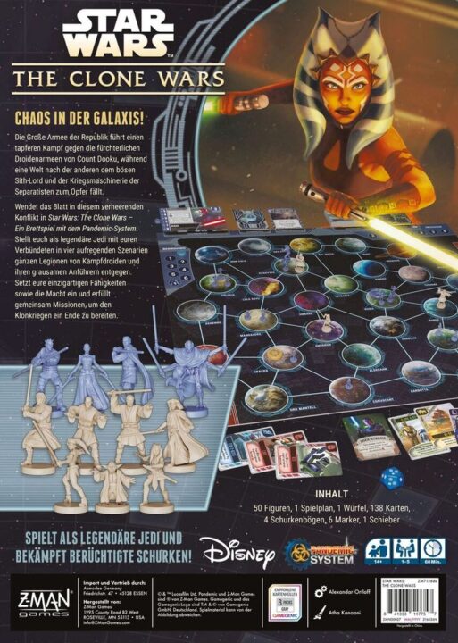 Star Wars: The Clone Wars - German back cover - Credit: Malt3