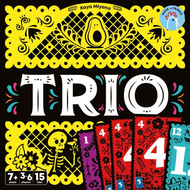 Trio - Trio, Cocktail Games, 2023 — front cover (image provided by the publisher) - Credit: W Eric Martin