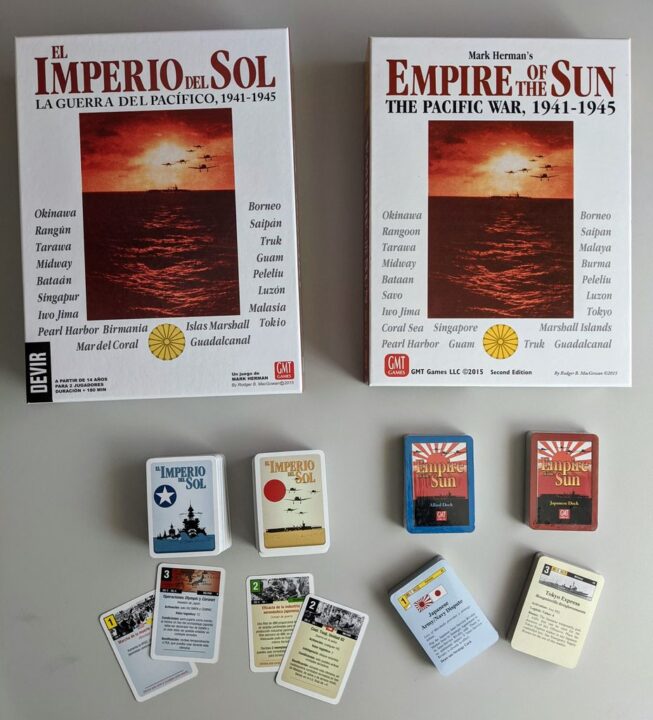 Empire of the Sun: The Pacific War 1941-1945 - Different versions side by side - Credit: NoMasOvejas