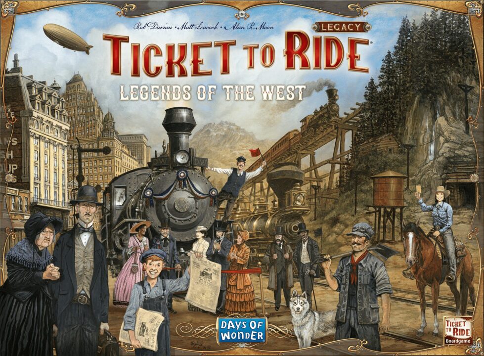 Ticket to Ride: Legacy – Legends of the West cover