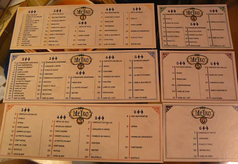 Metro - Starting stations for each player - Credit: paw