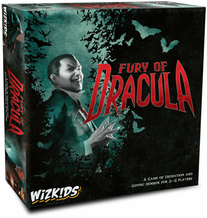 Fury of Dracula (Third/Fourth Edition) - Fury of Dracula, WizKids, 2018 (image provided by the publisher) - Credit: W Eric Martin