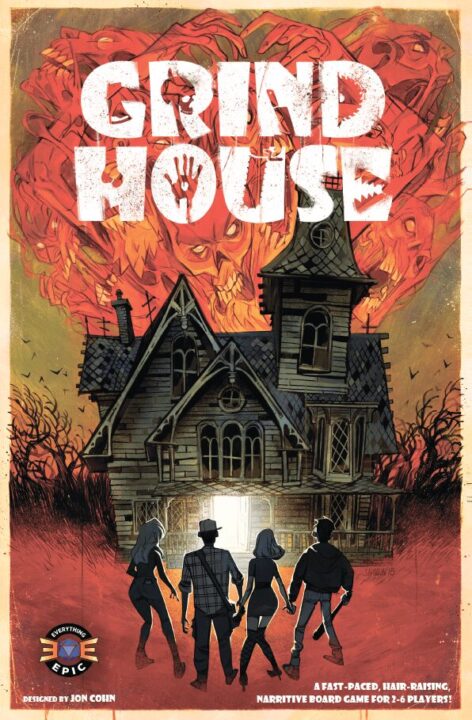 Grind House - Grind House, Everything Epic Games, 2019 — front cover (image provided by the publisher) - Credit: W Eric Martin