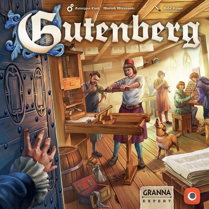 Gutenberg - Gutenberg, Portal Games / Granna, 2022 — front cover - Credit: W Eric Martin