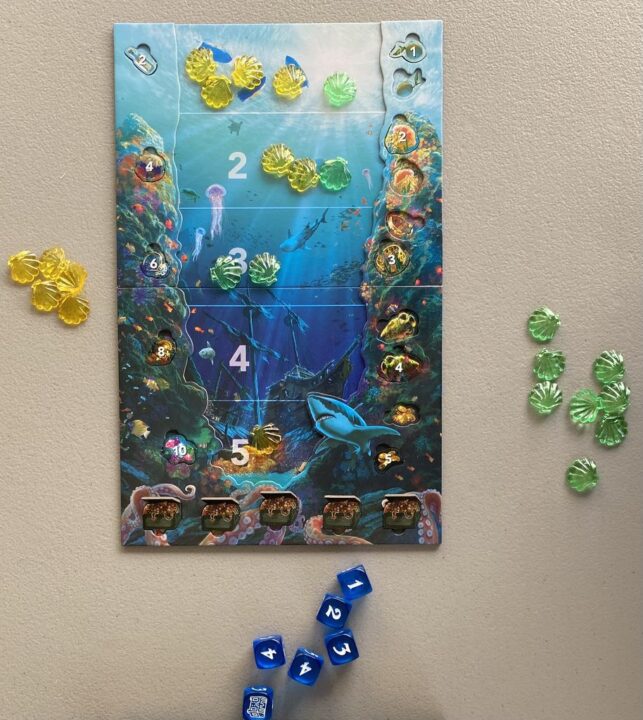Into the Blue - Halfway through a two-player game of Into the Blue - Credit: W Eric Martin