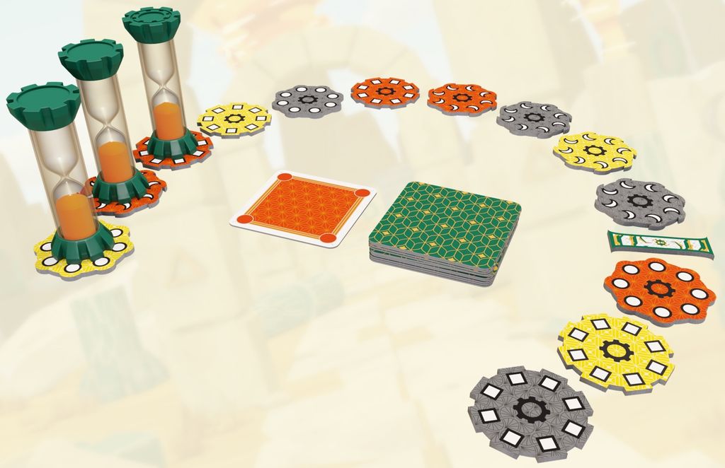 Quicksand - Quicksand, Horrible Games, 2023 — game set-up (image provided by the publisher) - Credit: W Eric Martin