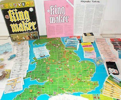 Kingmaker - Board, Booklet, and Pieces - Credit: Duglis