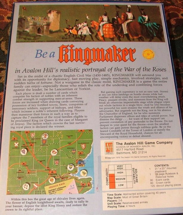 Kingmaker -  - Credit: Gialmere