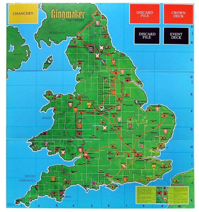 Kingmaker - Game board - Credit: Marvelfan