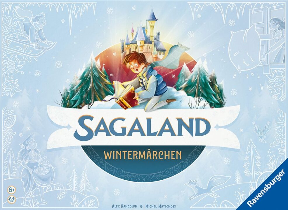 Enchanted Forest - Sagaland Wintermärchen, Ravensburger, 2024 — front cover (image provided by the publisher) - Credit: W Eric Martin