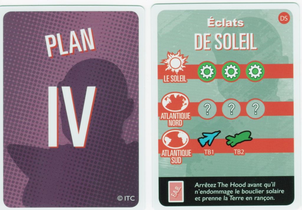 Thunderbirds - Exemple de cartes FR - Credit: jlele