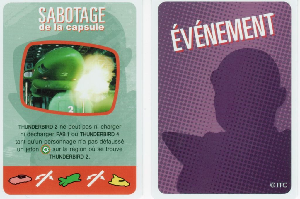 Thunderbirds - Exemple de cartes FR - Credit: jlele