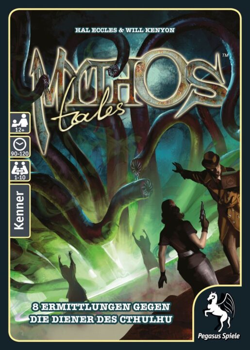 Mythos Tales - Mythos Tales, Pegasus Spiele, 2018 — front cover - Credit: W Eric Martin