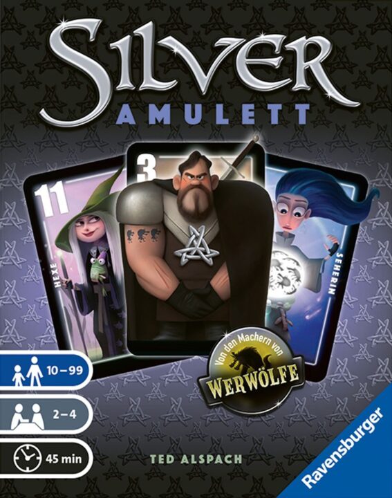 Silver - Silver Amulett, Ravensburger, 2020 — front cover (image provided by the publisher) - Credit: W Eric Martin