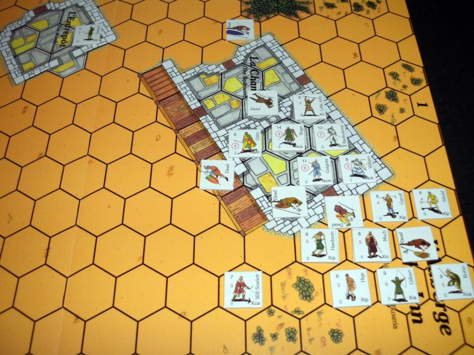 Sherwood - Richard Coeur de Lion loves a good bar room brawl...(Scenario #7, Turn 7) - Credit: Fred22