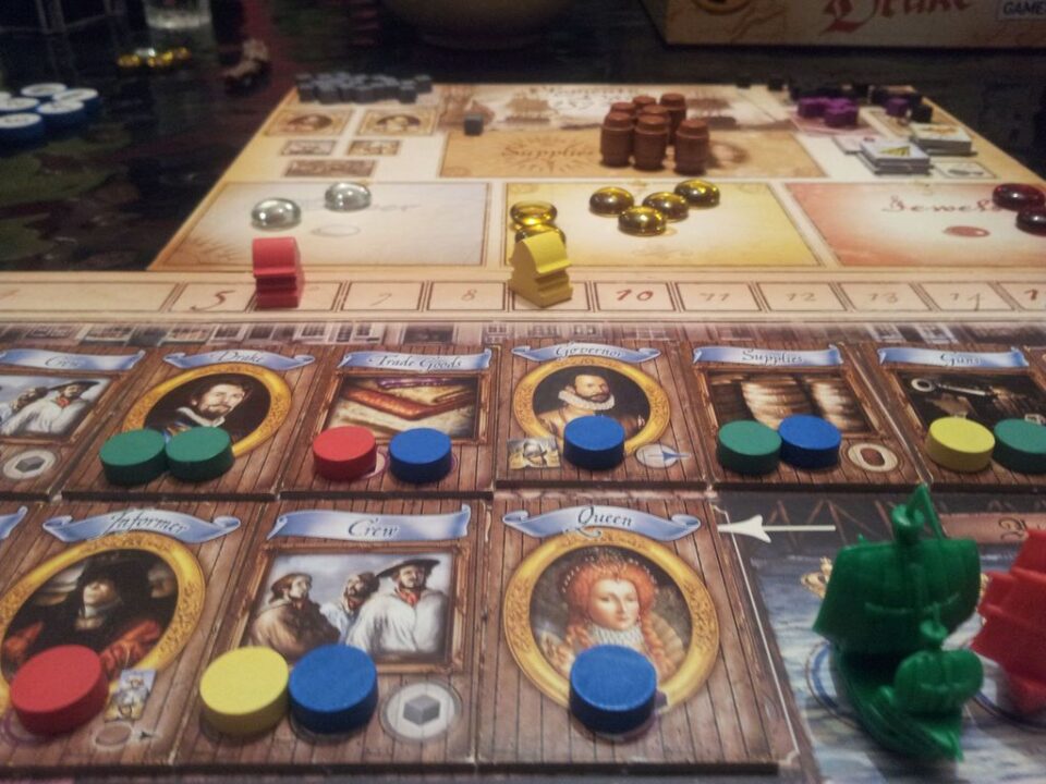 Francis Drake - The game is over, the only pieces that matter are the score markers. - Credit: Friendless