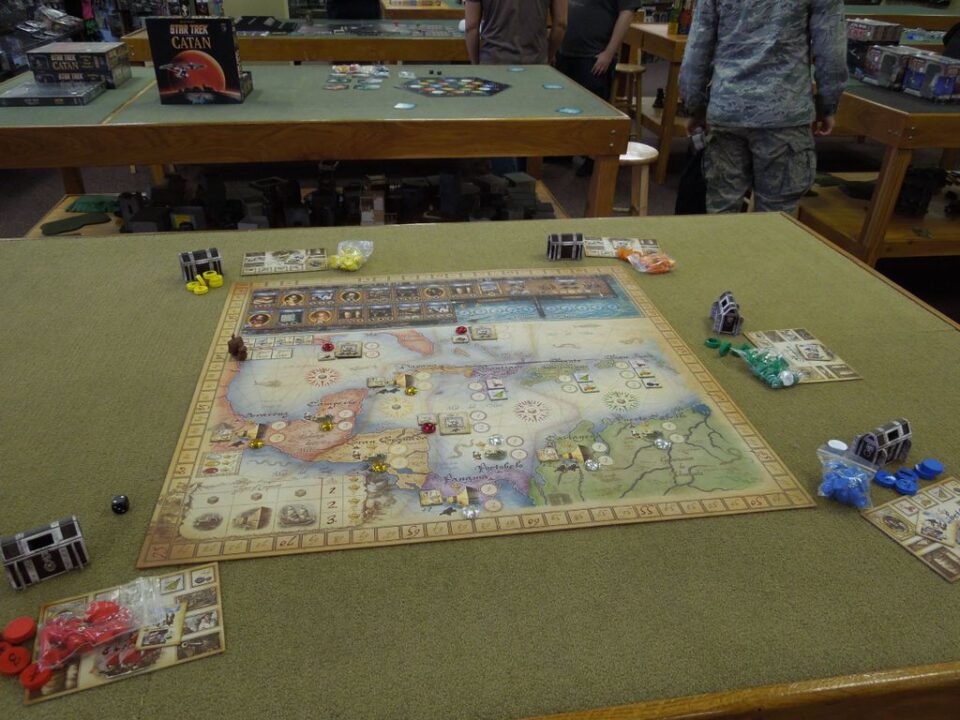 Francis Drake - Setting up for Tabletop Day - Credit: Phoenix_Samurai